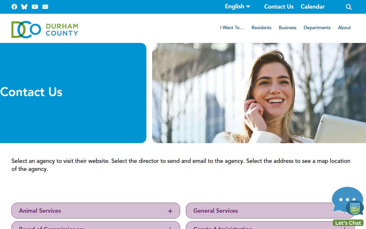 Durham phone directory county contact list