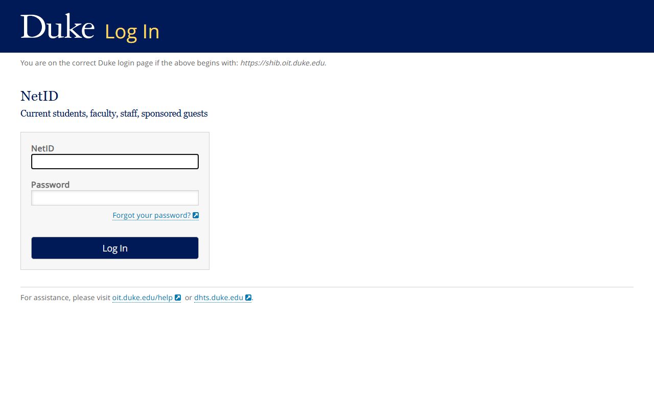 Durham phone directory Duke University search page